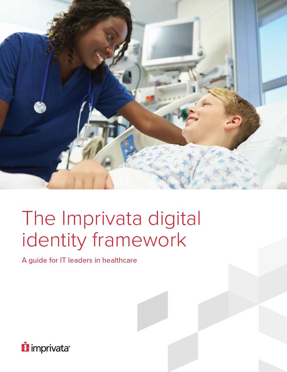 Picture of front page of "The Imprivata digital identity framework" whitepaper