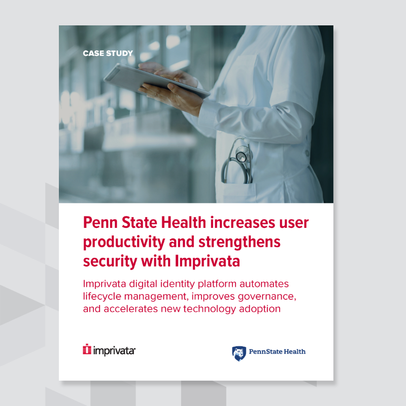 cover image of the case study for Penn State Health