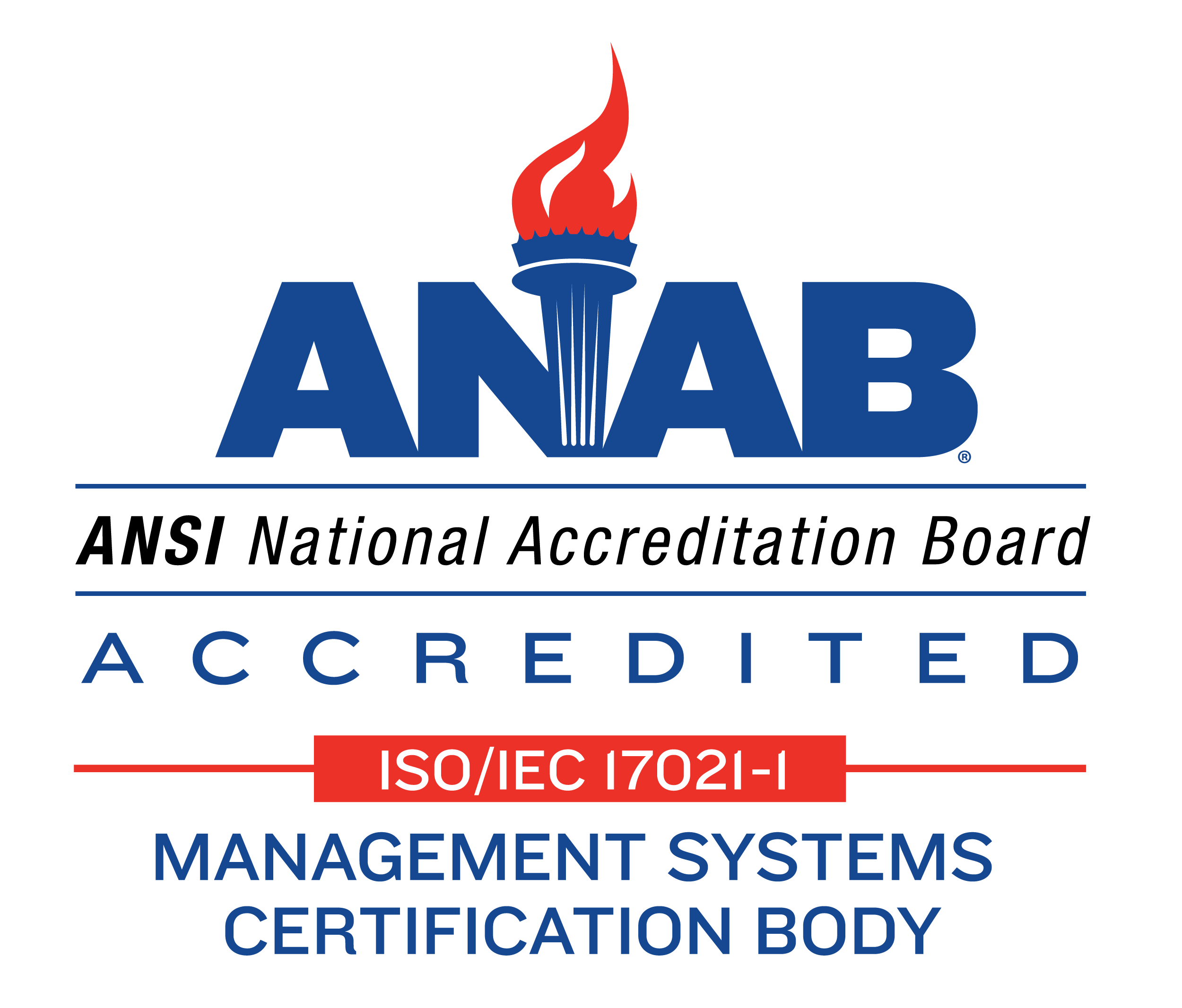 ANAB accredited logo