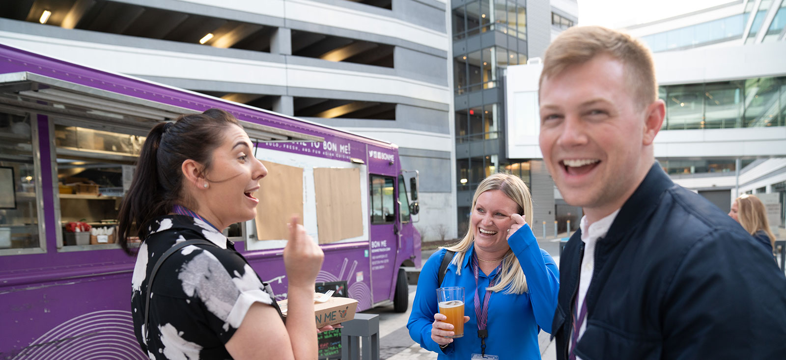 Image of Imprivata employees grabbing lunch