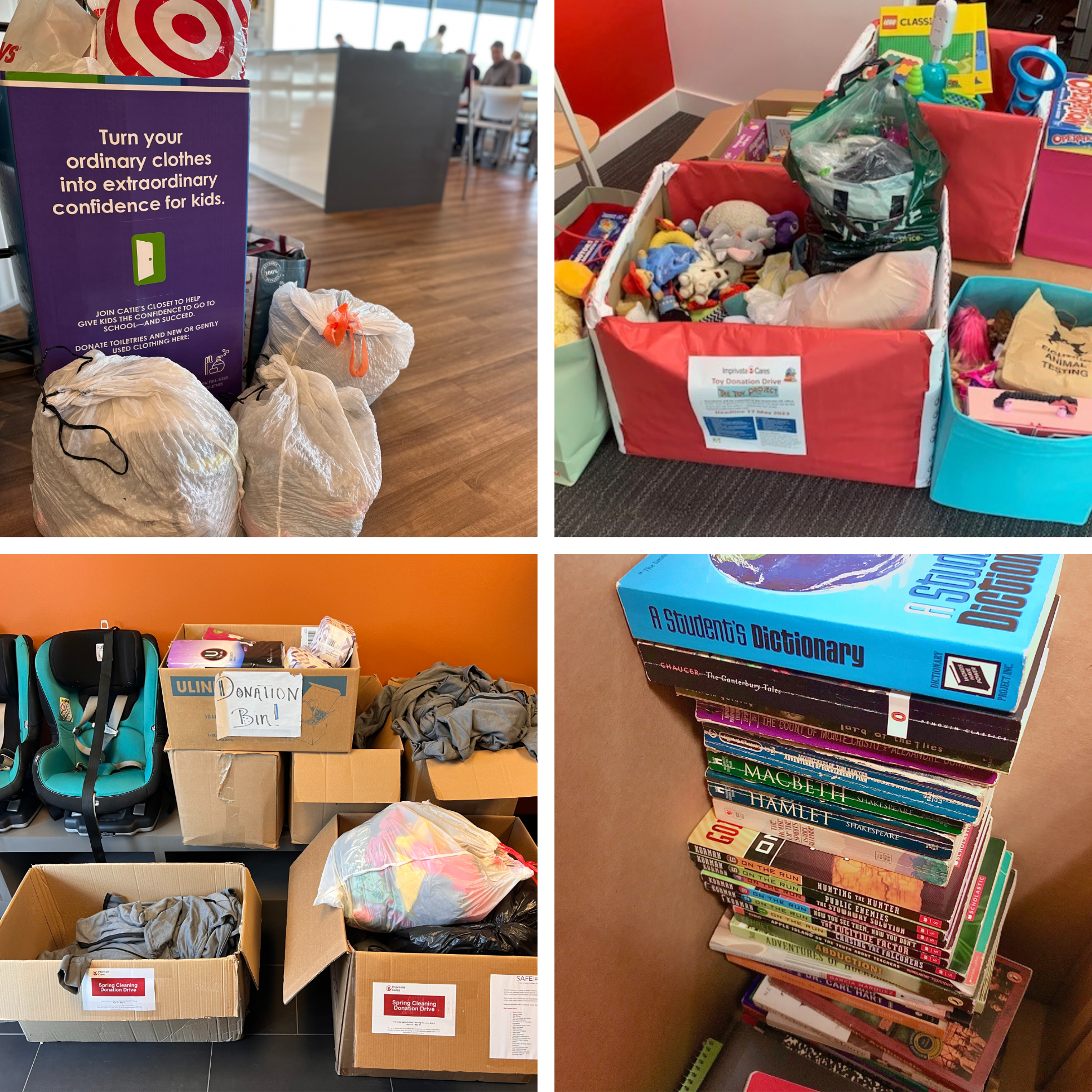 Donated items from our Imprivata employees in 2023