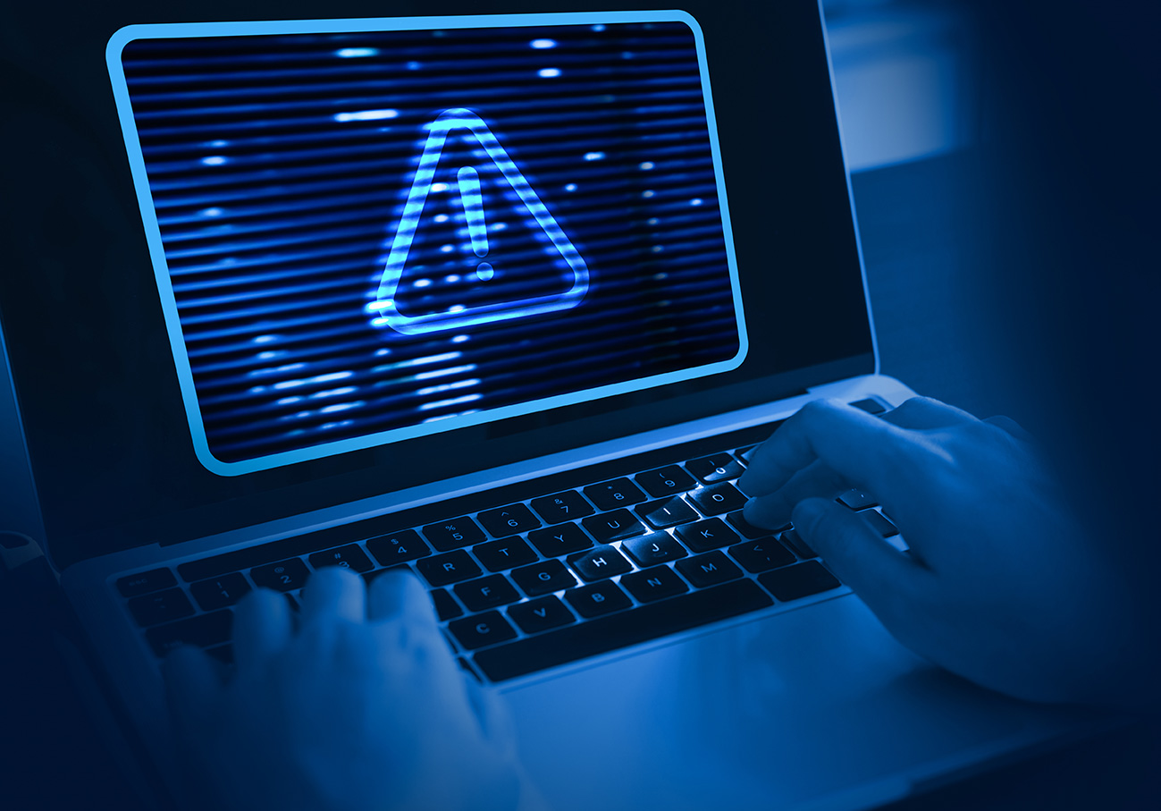 Computer warning message