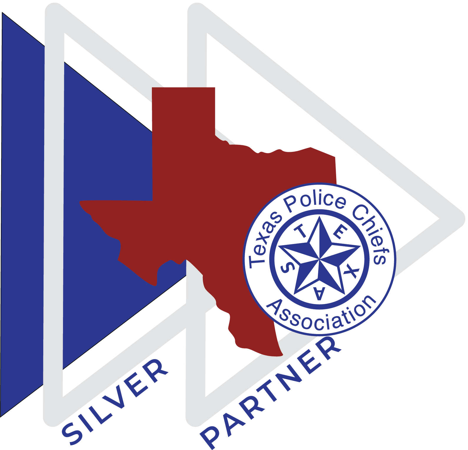 Texas Police Chiefs Association Silver Partner badge