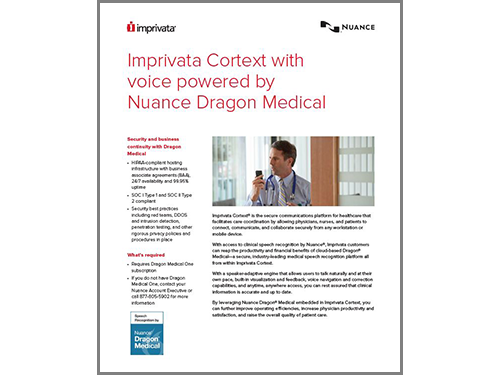Imprivata Cortext with voice powered by Nuance Dragon Medical.png