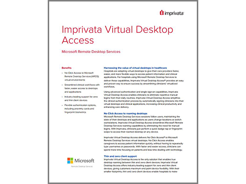 Imprivata virtual desktop access for Microsoft remote desktop services DS.png